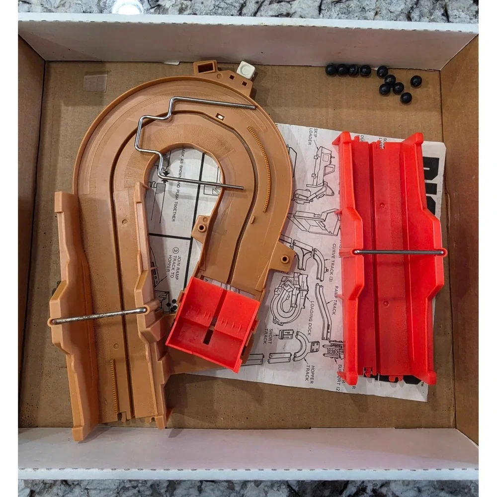VTG 1977 Tomy Big Loader Construction Set 5001 Motorized Toy Track Boxed